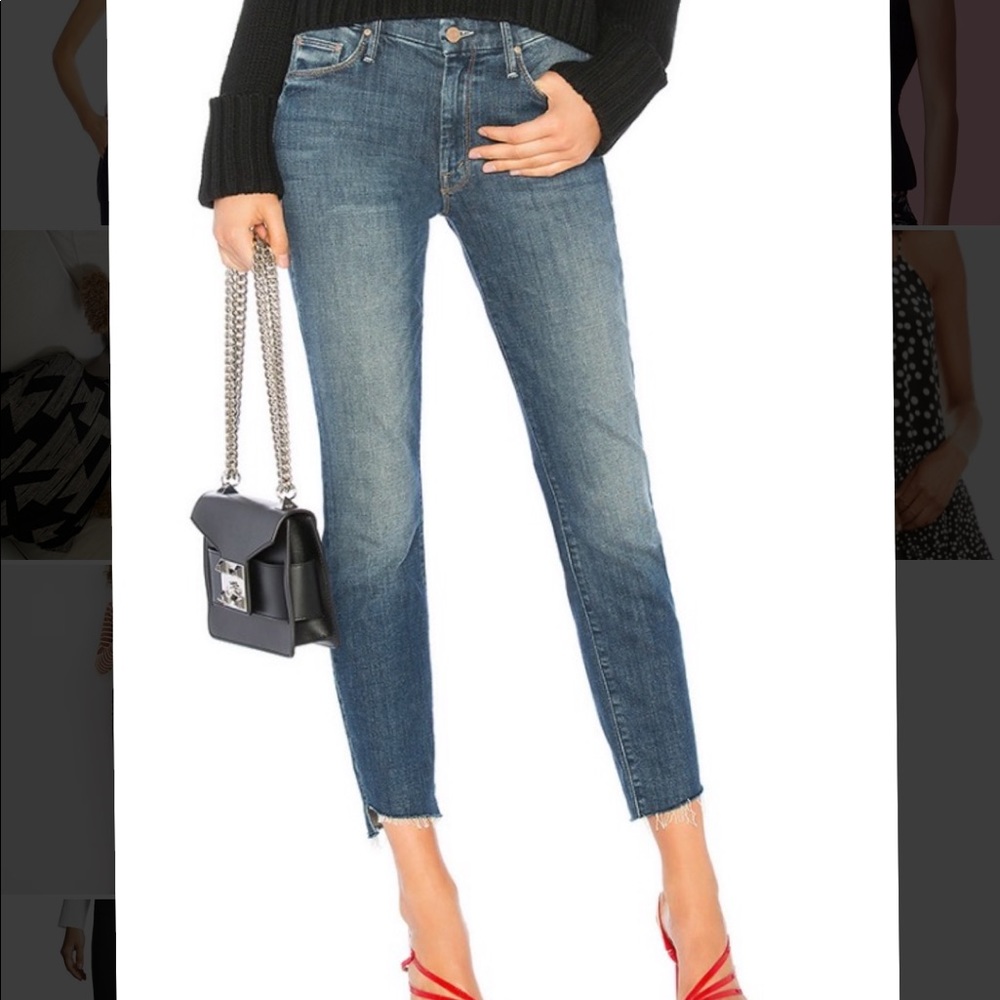 Mother The Looker Step Ankle Fray Sz. 29
